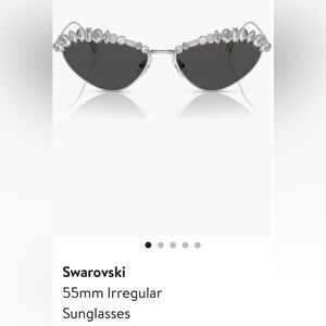 Swarovski Cat Eye Sunglasses 55mm Irregular